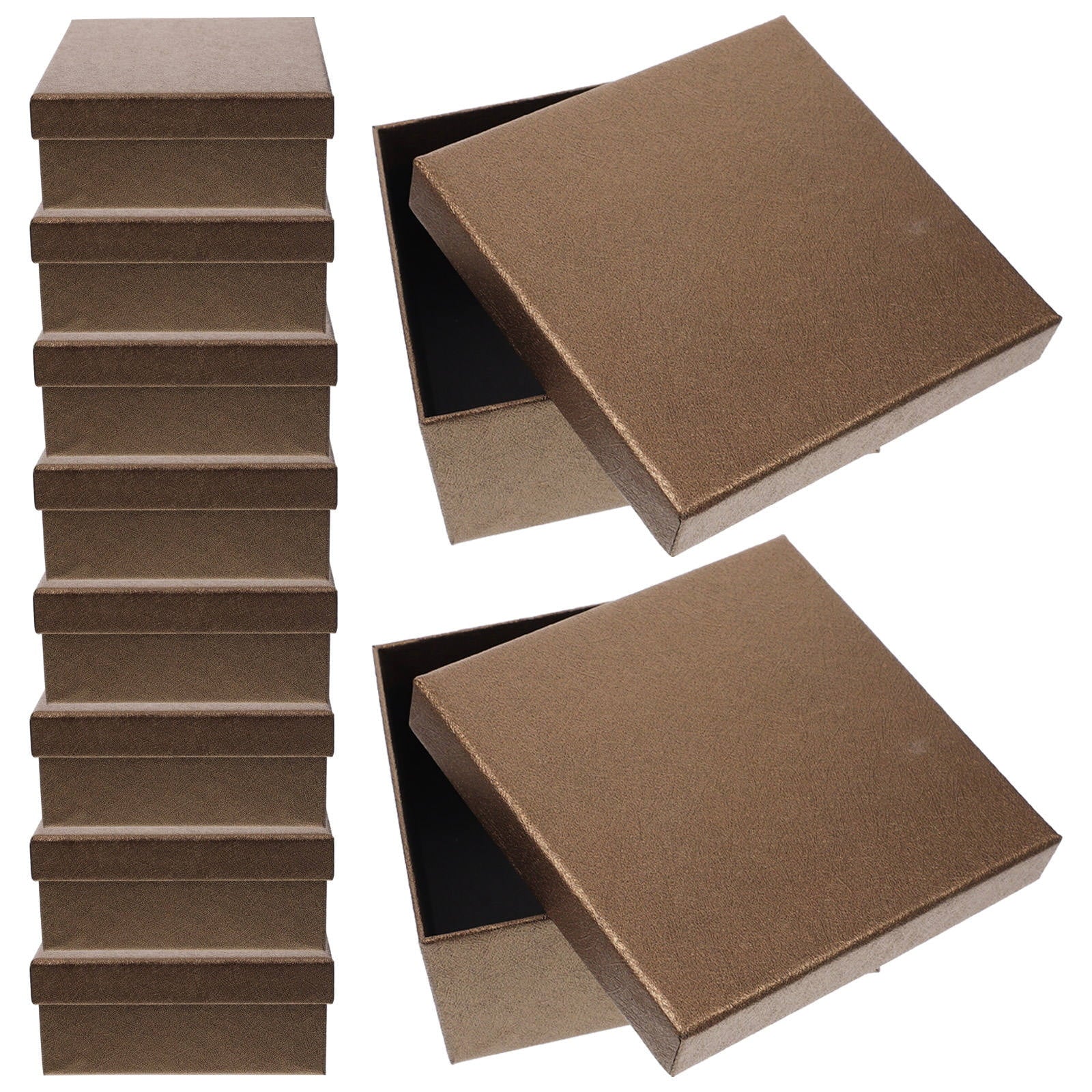 Masteelf  10 Pcs Gift Box Wrapping Packing Boxes Gifts Christmas Coffee