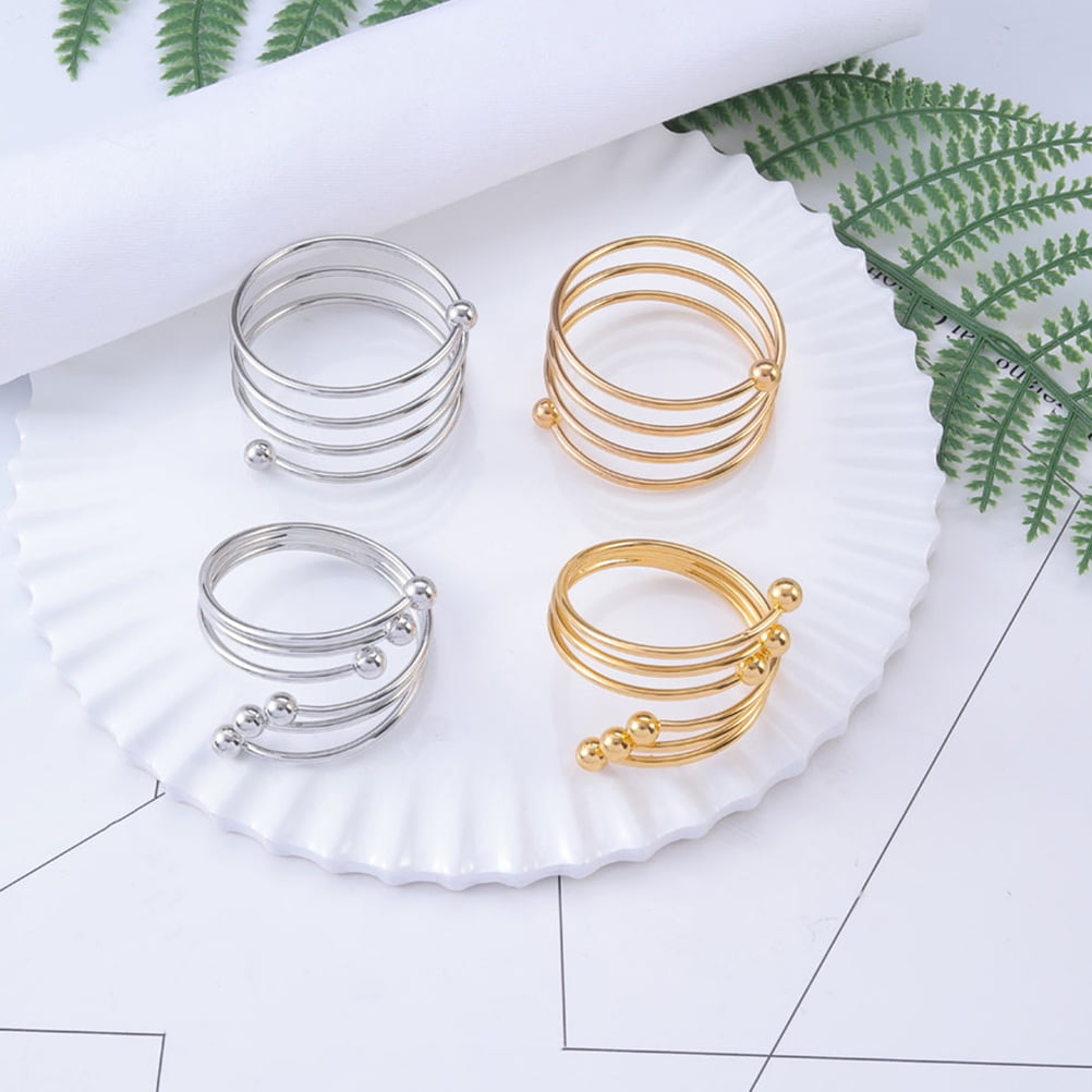 Masteelf  24 Pcs Fall Napkin Rings for Tableware Accessories Party Banquet