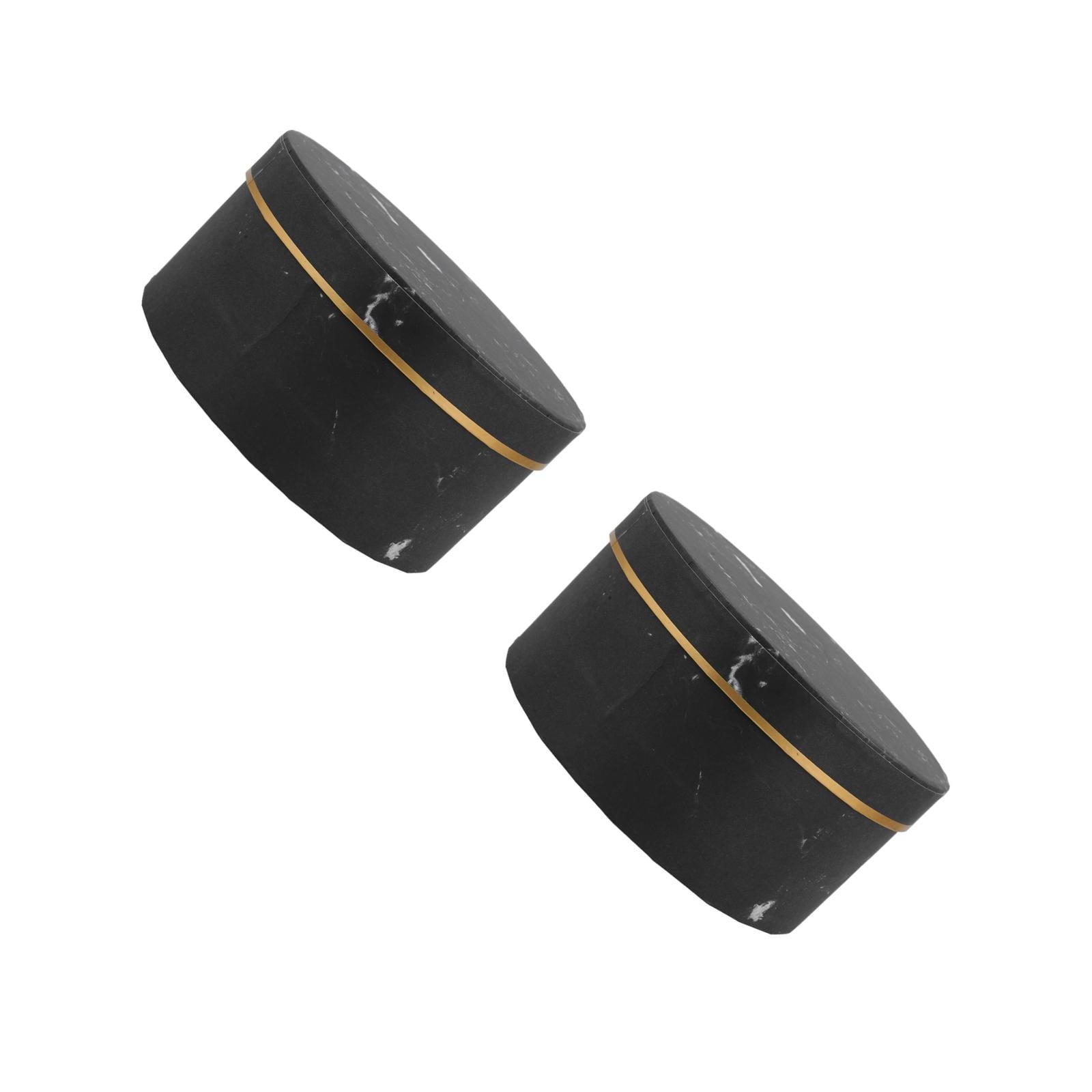 Masteelf 2pcs Marble Flower Box Round Present Box For Preserved Flowers Marbling Present Wrapping Box Round Flower Packing Box Wedding Present Packing Box