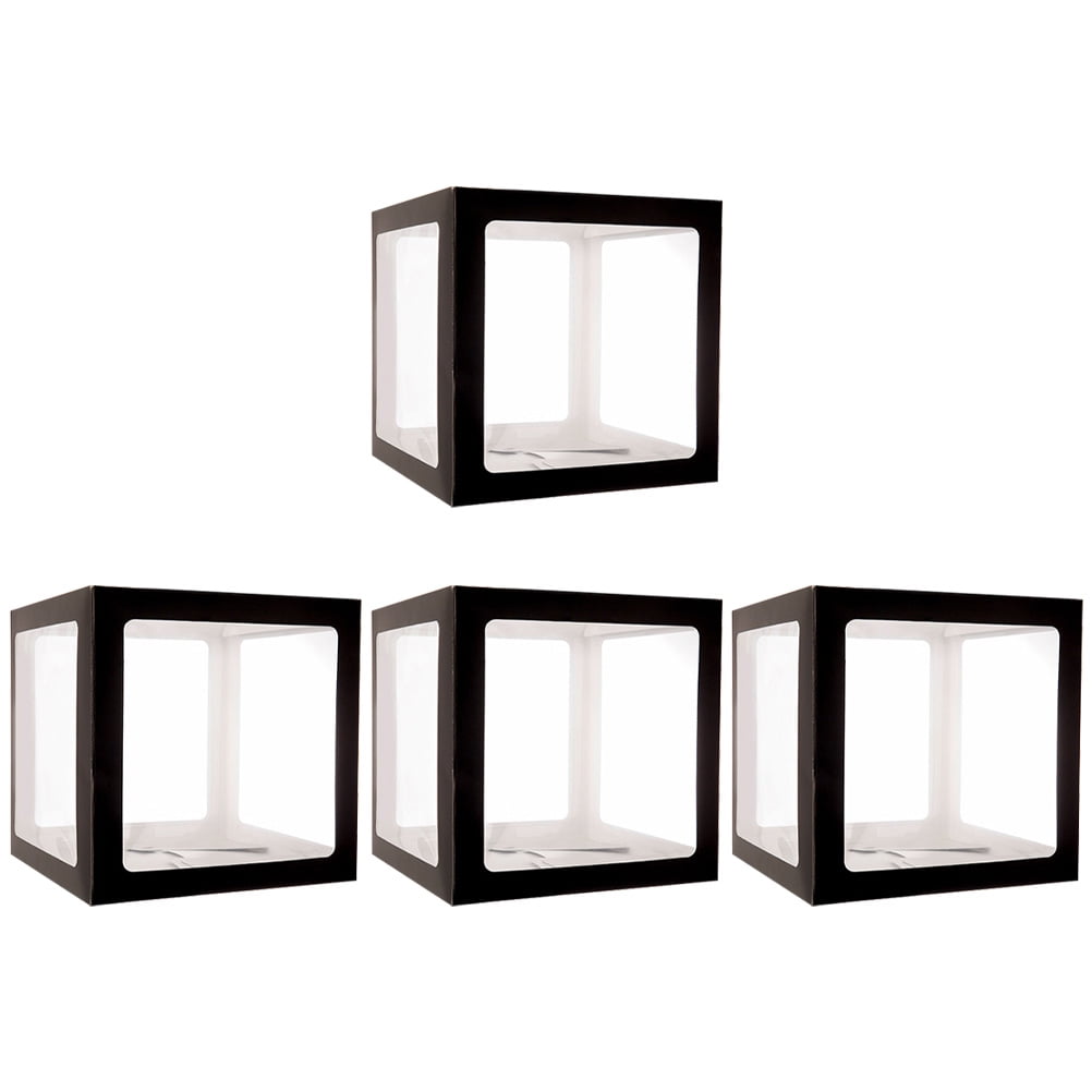 Masteelf 4 Pcs Balloons Birthday Gift Box DIY Decoration Empty Boxes