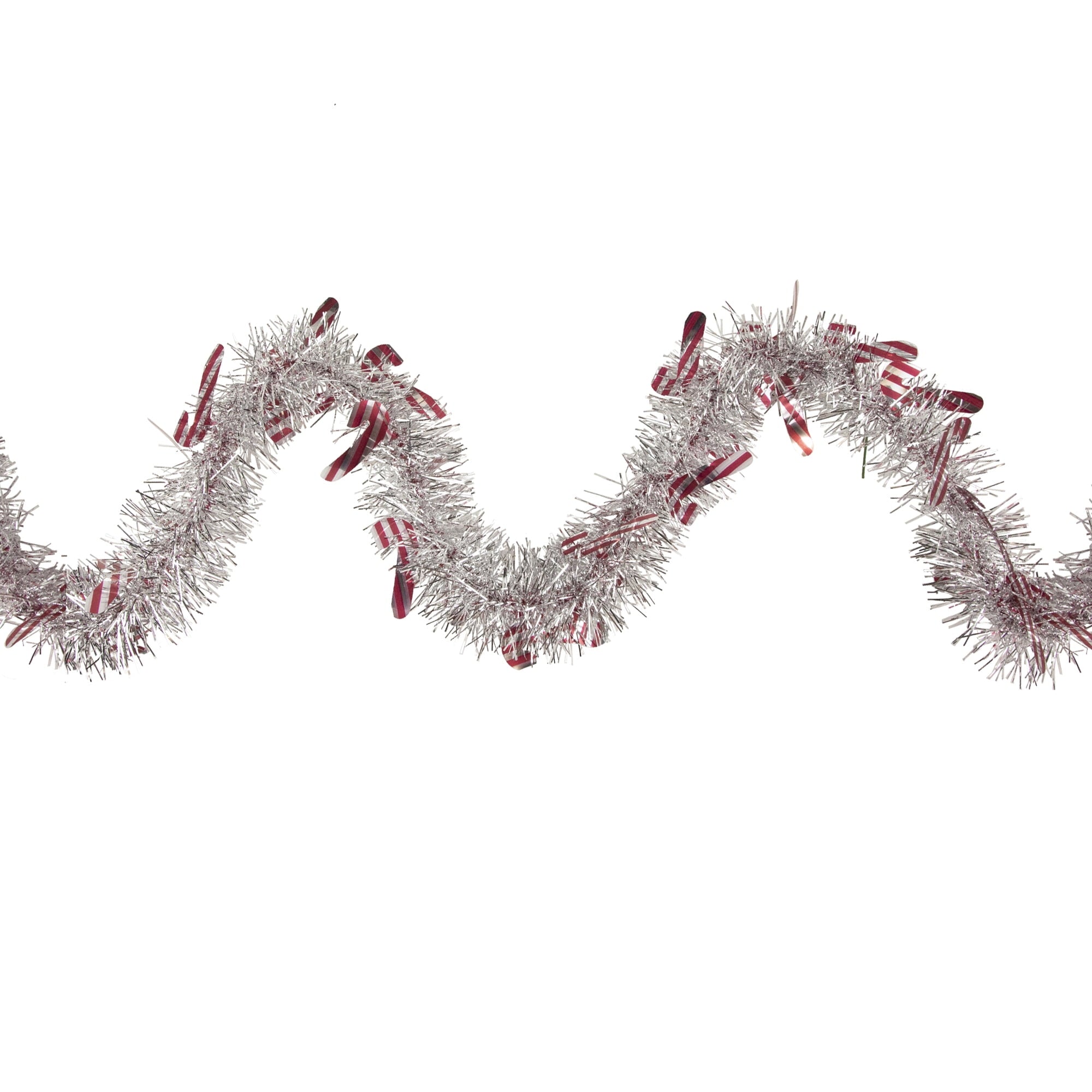 Northlight Christmas Light Bulb Wrapped Tinsel Commercial Garland - 50' x 2" - Green and Multicolor