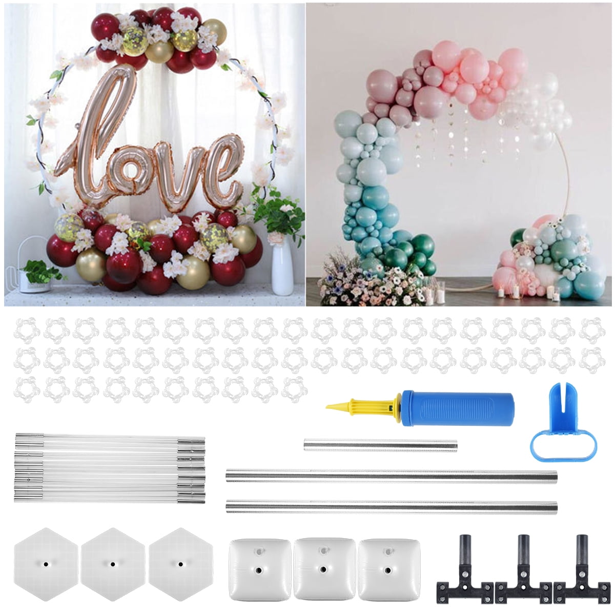 Protoiya Balloon Arch Kit, Balloon Pump, with Base for Wedding, Graduation, Birthday Party, Baby Shower Gender Reveal Decoration