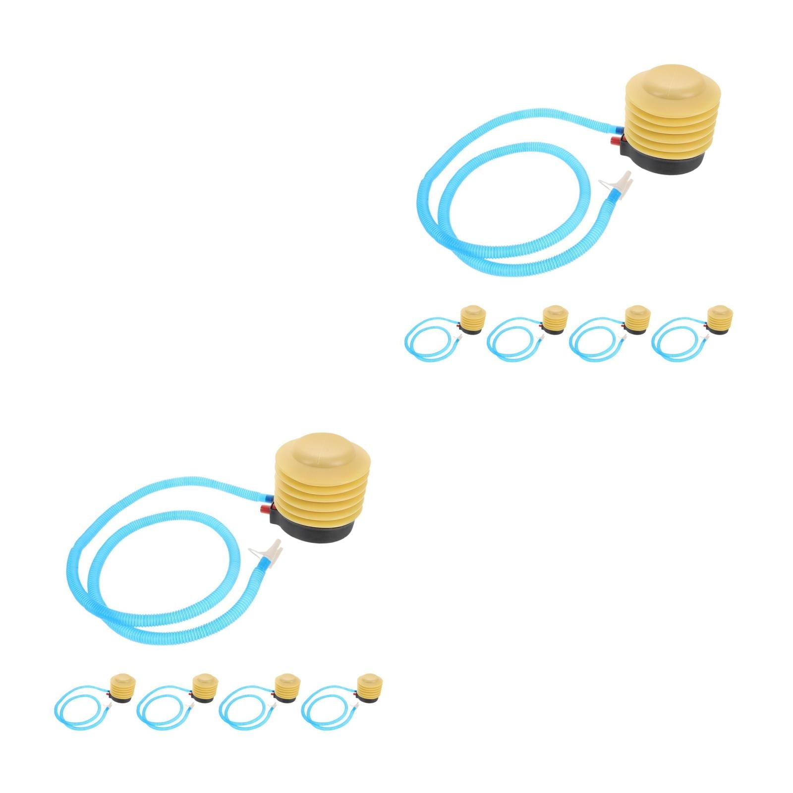Raindrops 10 pcs Plastic Foot Pump Balloon Pump Hand Pump Air Pump Bottle Inflator For Sports Inflatable Yoga Exercise Balls