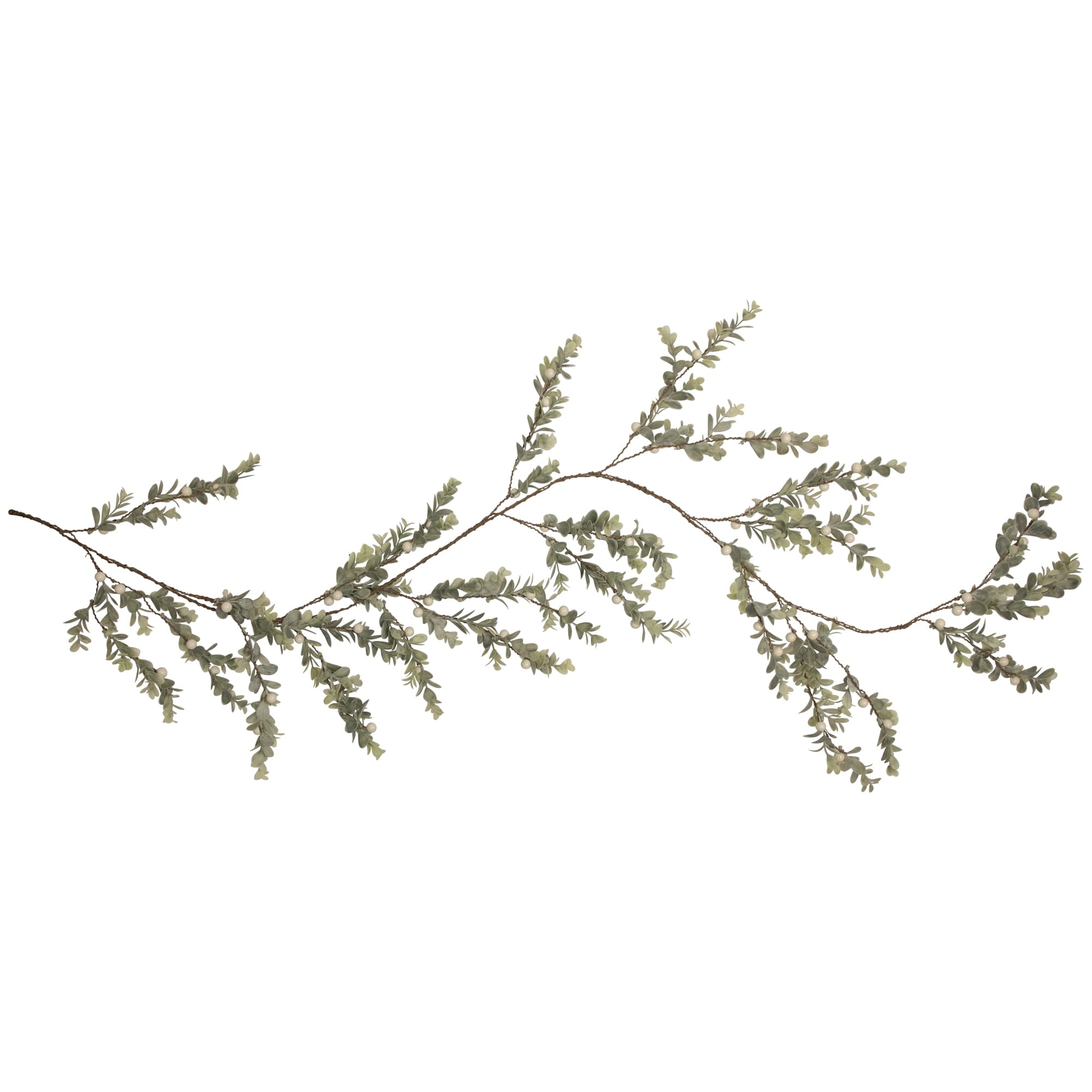 Northlight Real Touch™️ Berry and Eucalyptus Christmas Garland - 5' x 8" - Unlit
