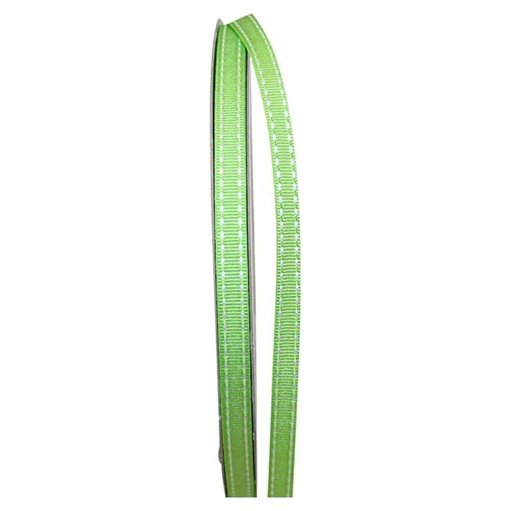 Reliant Ribbon Grosgrain All Occasion Lime Saddle Polyester Ribbon, 1800" x 0.37"