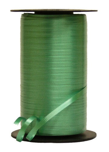 Set of 4 3/16"X500Yds Emerald Green Curling Ribbon