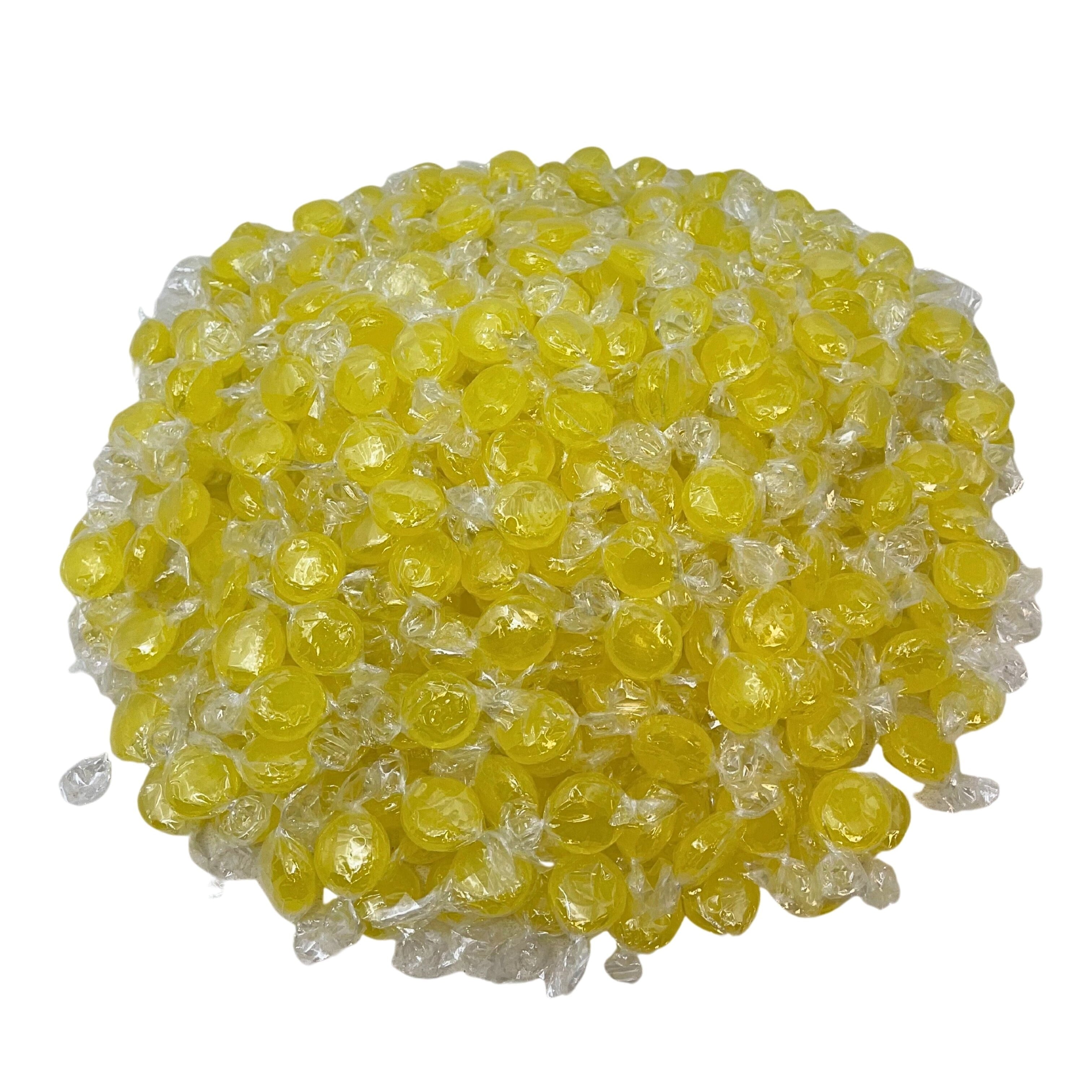 Sugar Free Butterscotch Candy Assortment - 3 lbs - Sugar Free Butter Scotch Bon Bons Yellow Colored Hard Candies - American Vintage Candy Disks Snack Pack - Individually Wrapped, 48 oz. Brand: Klub Bu