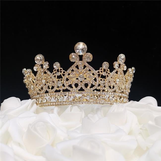 6.2 oz Princess Crown Cake Topper - Rose Gold