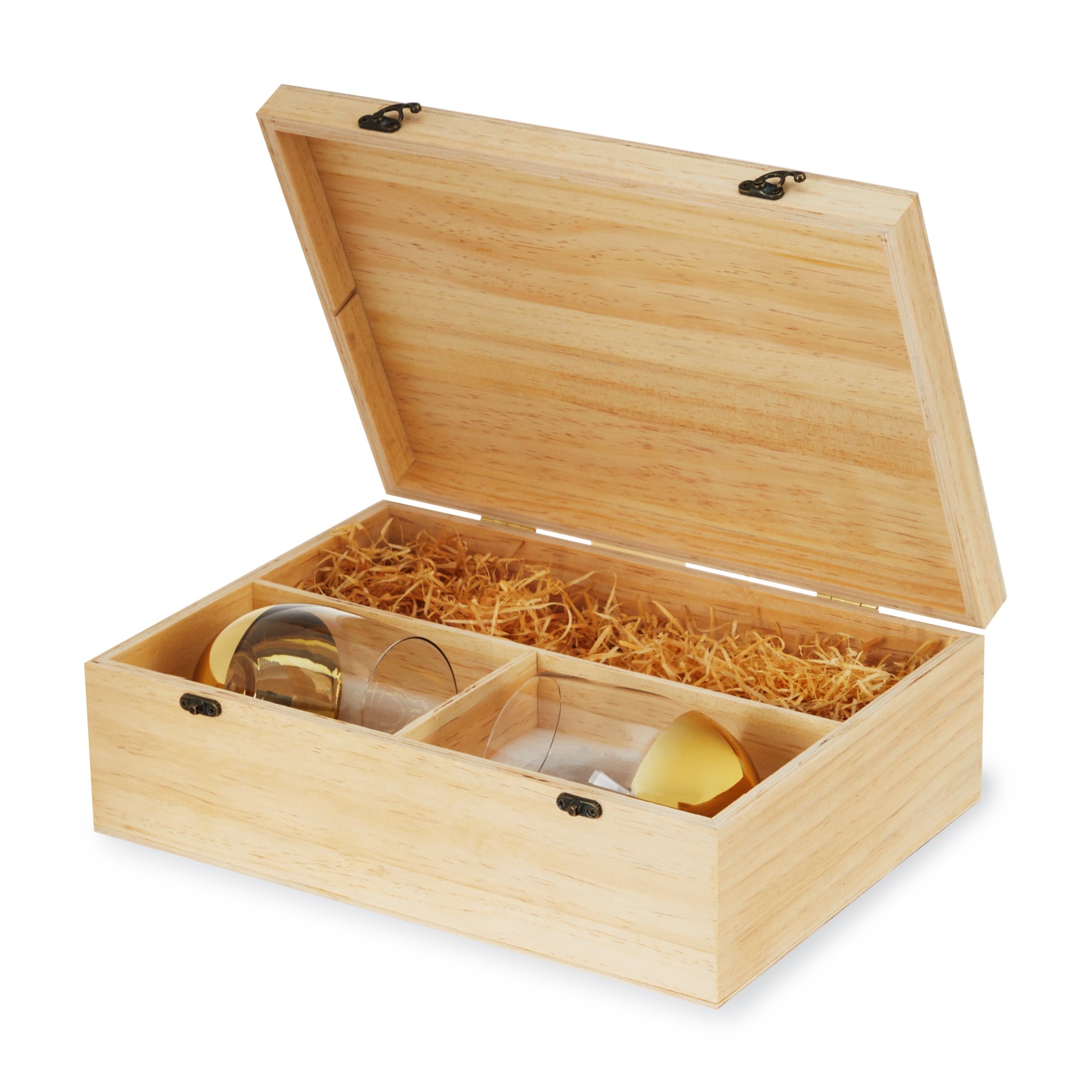 Twine Champagne Bottle Gift Box, 1 Bottle and 2 Champagne Flutes, Gifts