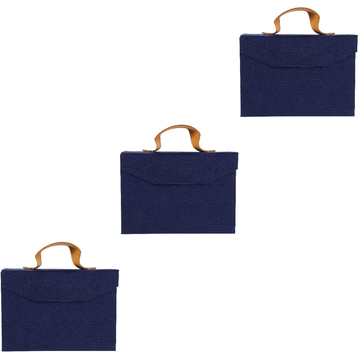 WORGEOUS 3pcs Party Gift Packing Box Gift Wrapping Holder Party Favor Empty Gift Storage Box