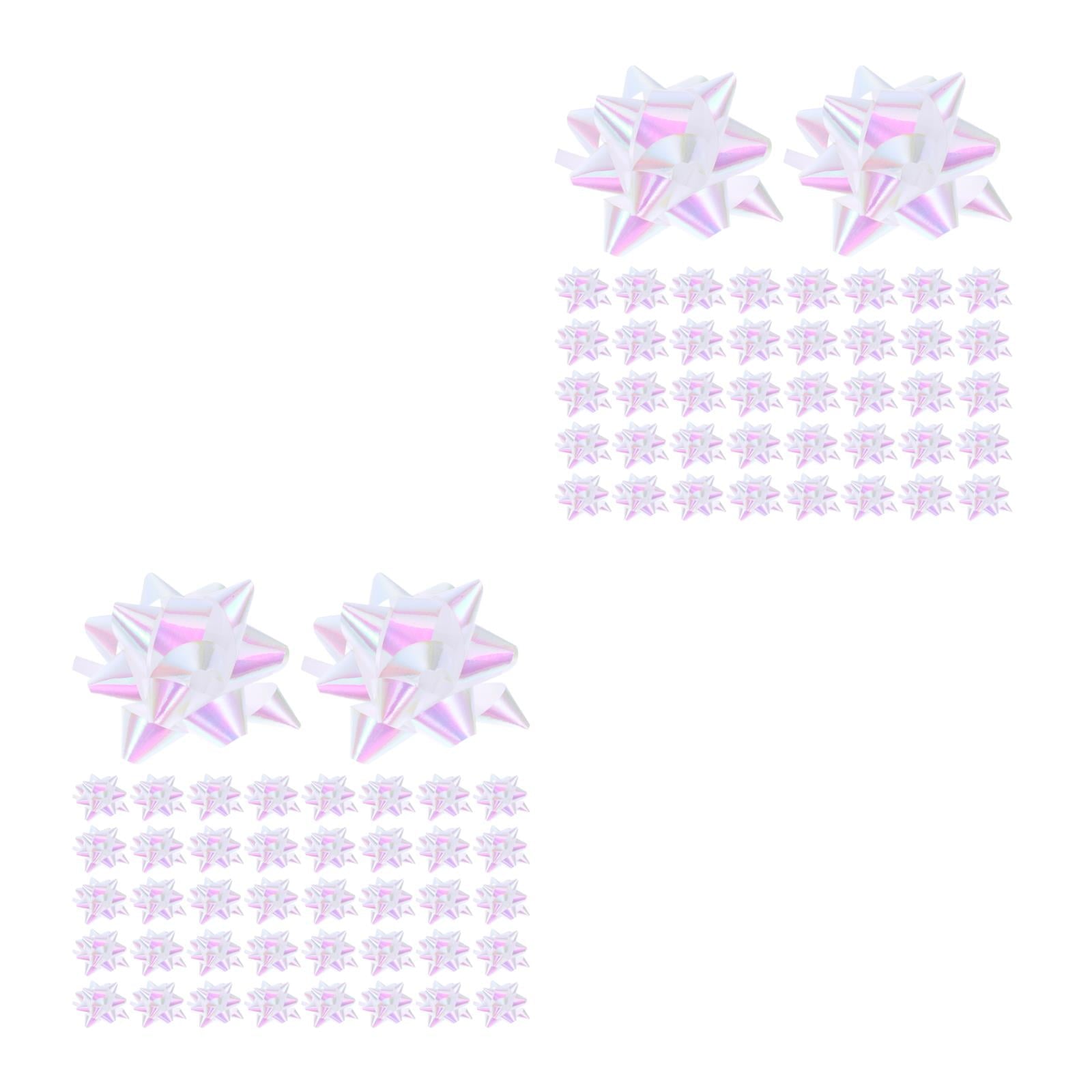 Worgeous 200 pcs  Elegant Star Pull Bows For Wedding Car Decorations Present Wrapping Decor  Present Wrapping Ribbon Curling Ribbons Present Decoration Ribbon Flower