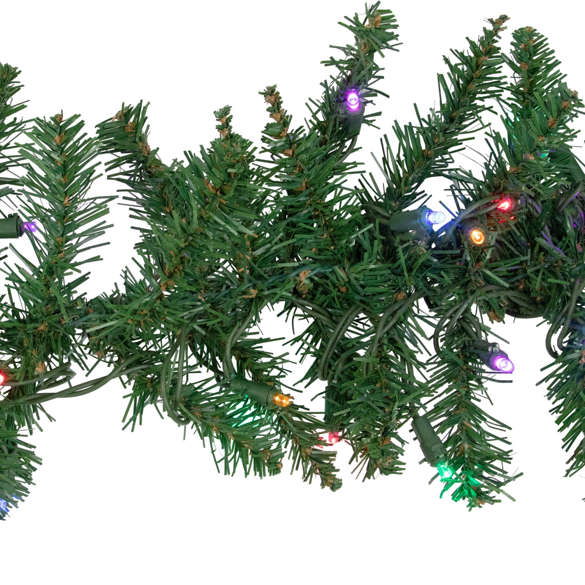 9' x 12" Pre-Lit Winona Fir Artificial Christmas Garland Multi LED Lights