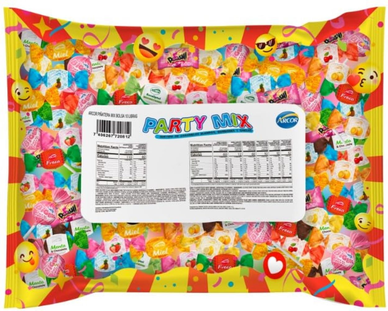 Assortit Ultimate Party Candy Mix - 10 lb Bulk Variety Pack - Hard Candies, Lollipops, Fruit Chews - Assorted Fruity Flavors for Parties, Piñatas, Gifts & Sharing (160 oz)