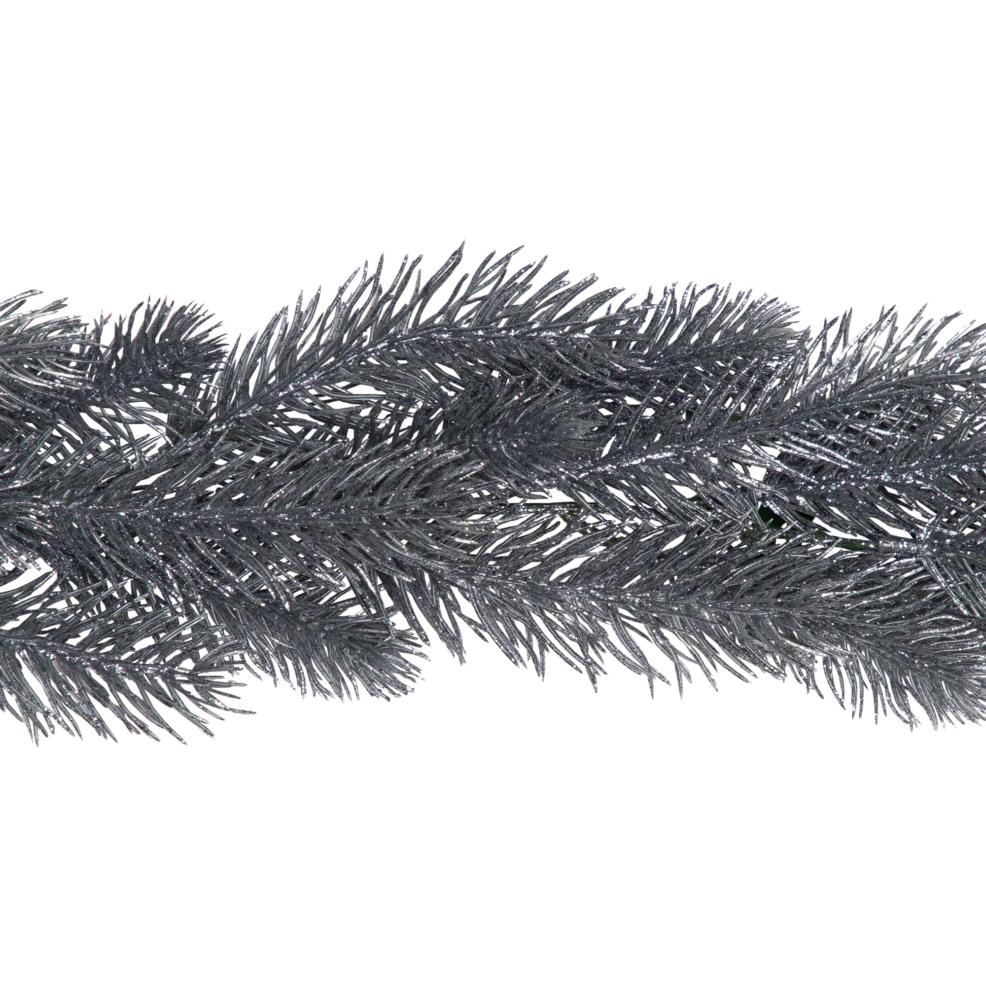 Northlight Glittery Pine Artificial Christmas Garland - 6' - Silver - Unlit