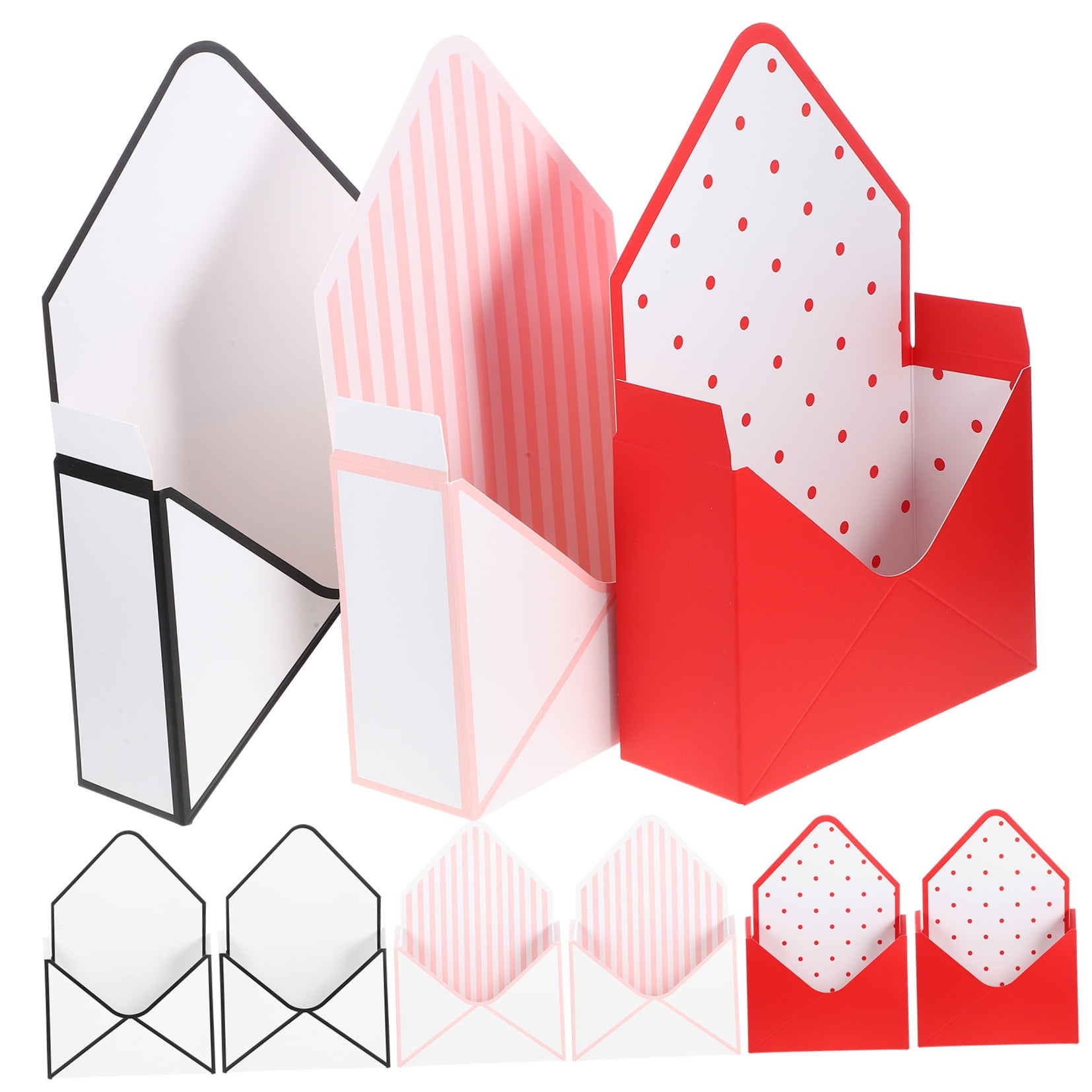GOOHOCHY 9Pcs Flower Packaging Boxes Bouquet Wrapping Storage Box Florist Gift Paper Box
