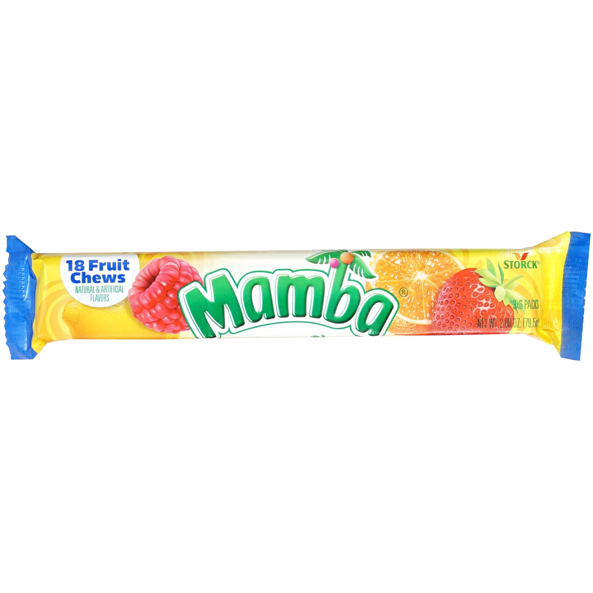 Mamba Sticks Snack Variety Pack, 16 Pack Mamba Candy, Original, Tropics, Sour, Tropics, Berrytasty