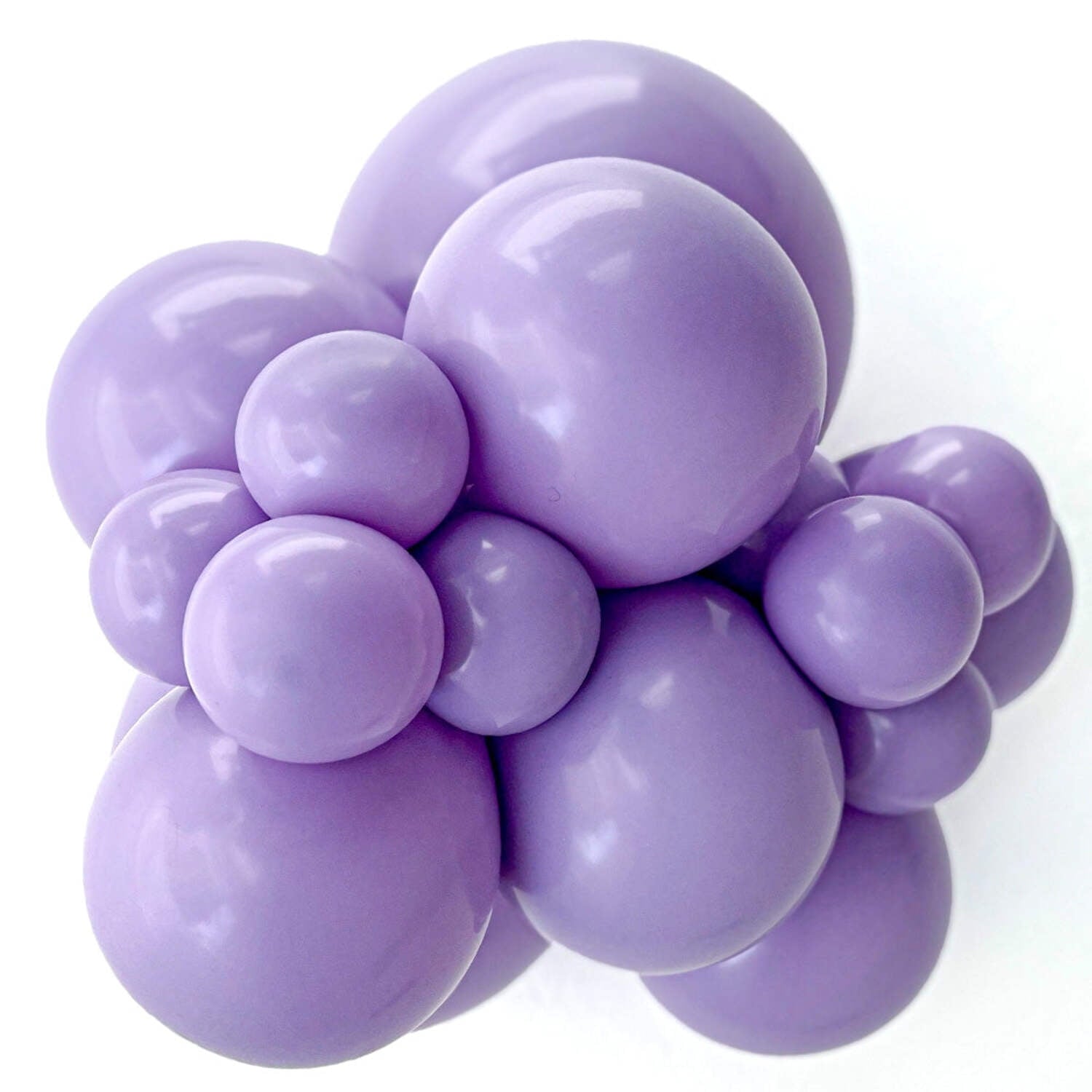 17 inch Tuftex Blossom Purple Latex Balloons (50 Pack) - Party Supplies Decorations