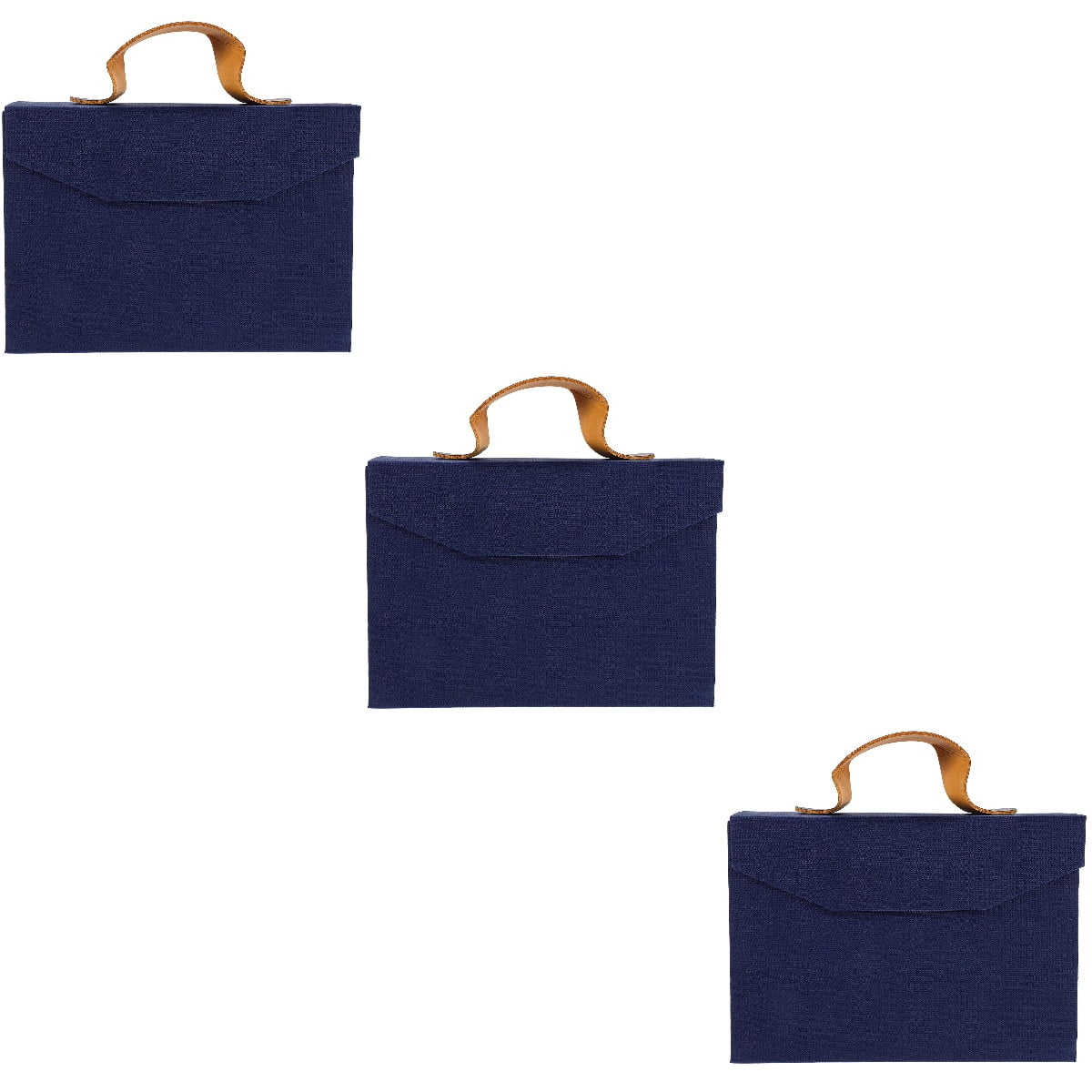 WORGEOUS 3pcs Party Gift Packing Box Gift Wrapping Holder Party Favor Empty Gift Storage Box