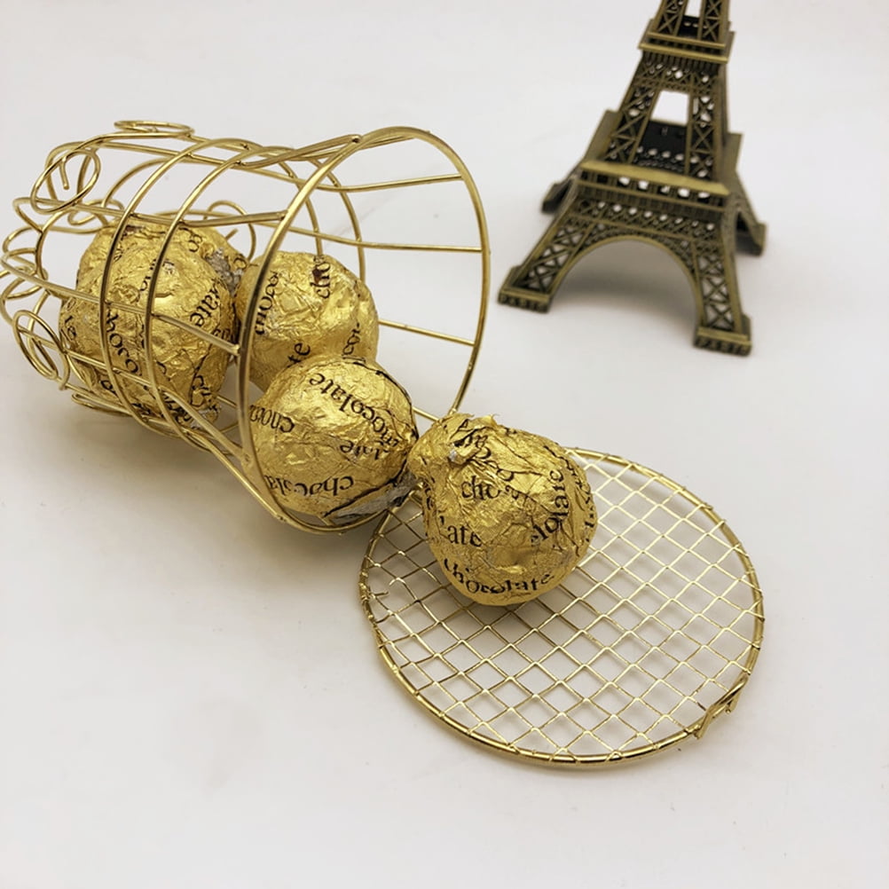 Wedding Gift Boxes,12 Pcs European Style Wedding Candy Boxes Iron Gift Box Hollow out Bell Shape Box Party Supplies