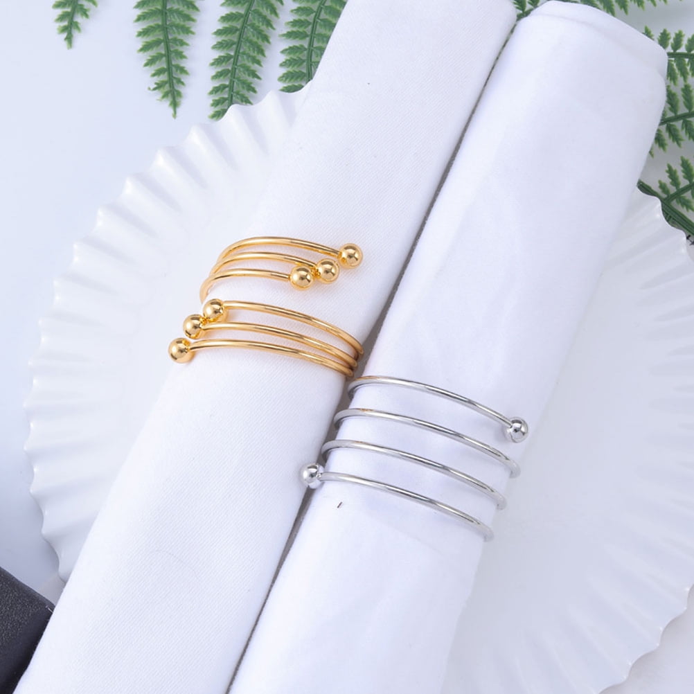 Masteelf  24 Pcs Fall Napkin Rings for Tableware Accessories Party Banquet