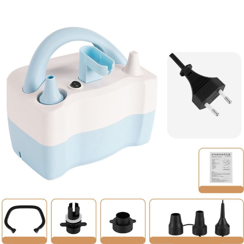 Pw Tools Balloon Inflator Pump Electric Electric Portable Balloon Blower Double Nozzle 600w Intelligent Inflation Devices & Accessories for Party custody
