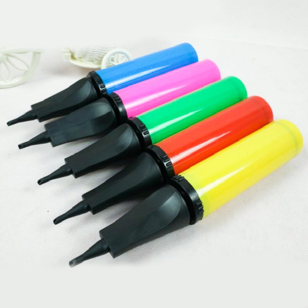 OUNONA 402 Pcs  1.5G Long Balloons Twisting Latex Balloons Assorted Color Long Balloons with Hand Pump (Random Color)