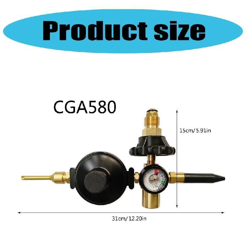 Helium Balloon Inflator Regulator Helium Balloon Filler with Gauge 0-3000PSI