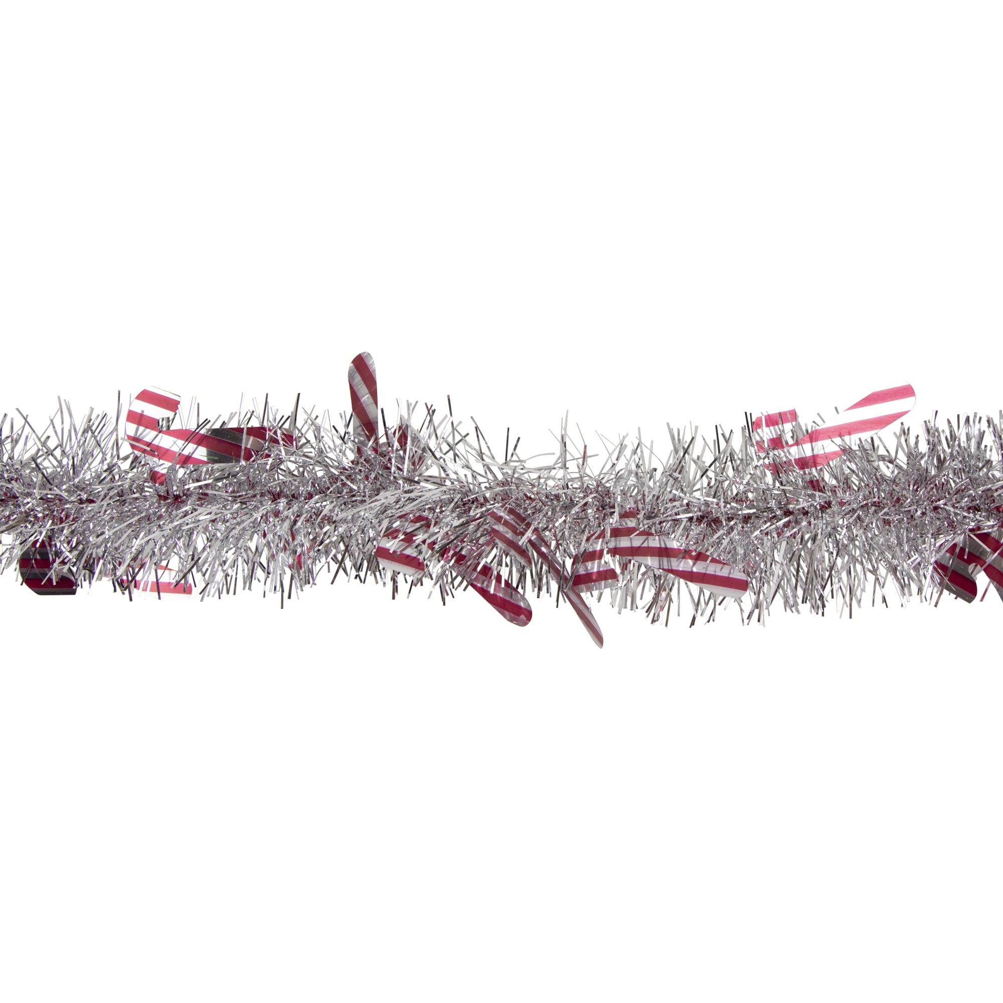 Northlight Christmas Light Bulb Wrapped Tinsel Commercial Garland - 50' x 2" - Green and Multicolor