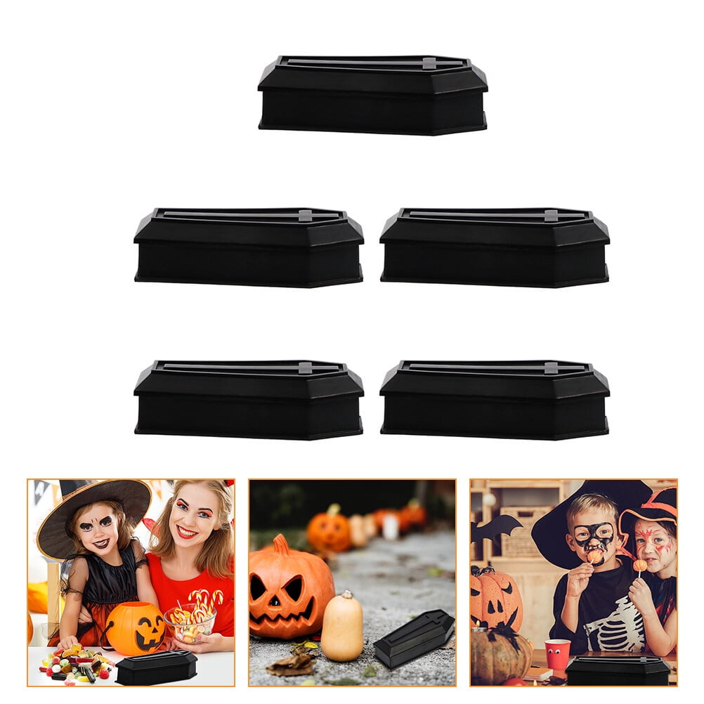 3 Pack Coffin Box Coffins Gift Boxes Bulk Gifts Wedding Decor Child Black