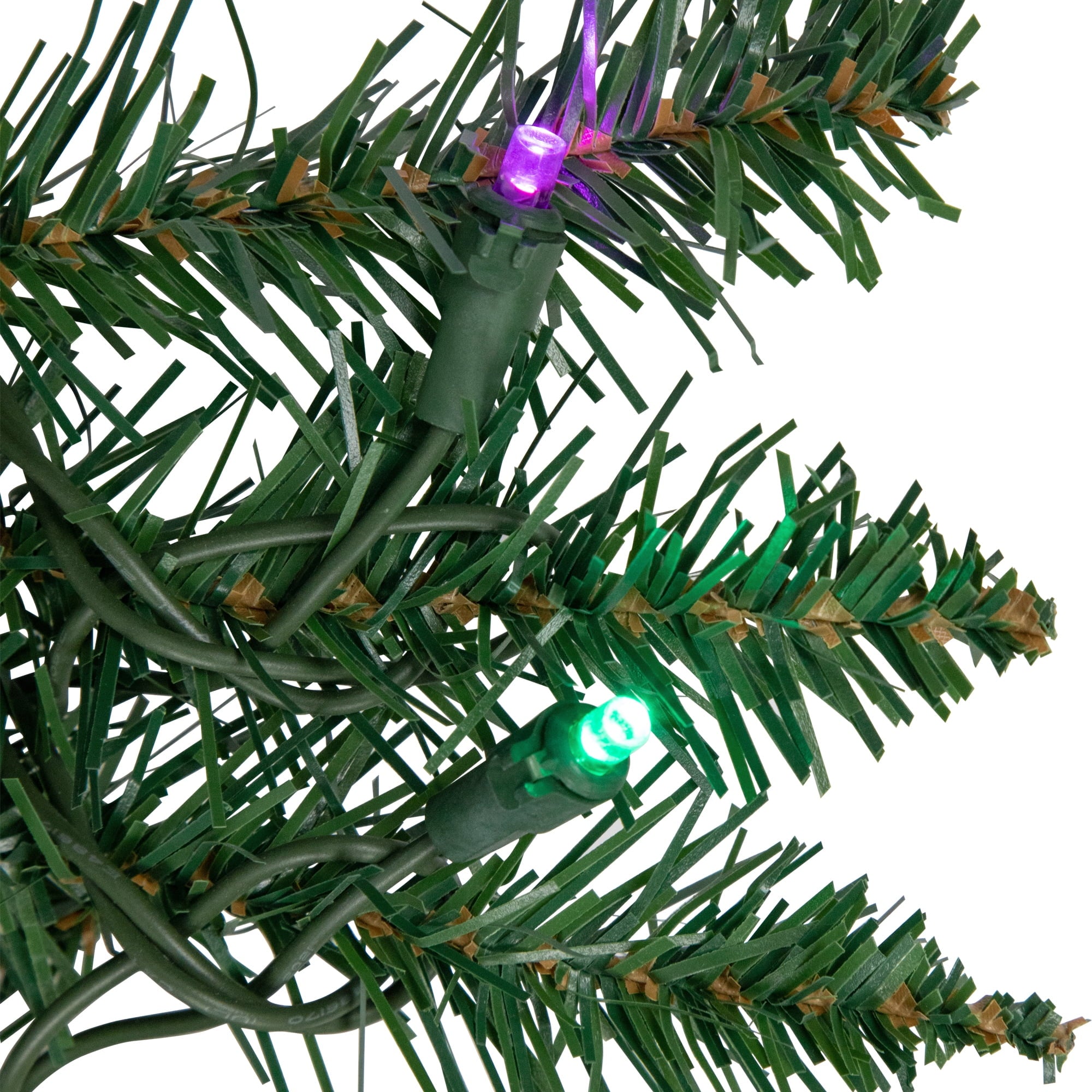 9' x 12" Pre-Lit Winona Fir Artificial Christmas Garland Multi LED Lights