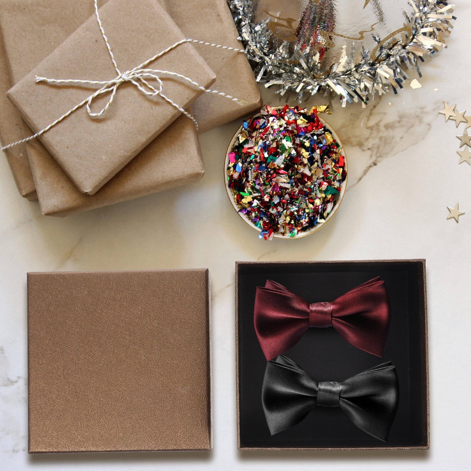 Masteelf  10 Pcs Gift Box Wrapping Packing Boxes Gifts Christmas Coffee