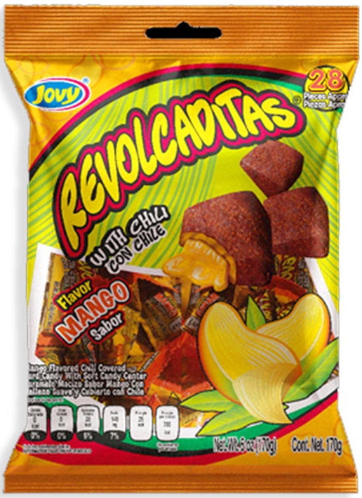 Jovy Revolcaditas Sweet and Spicy Hard Candy Variety 4 Pack, 6 oz