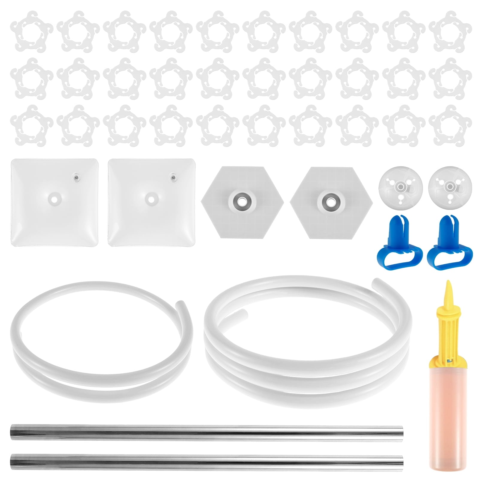Balloon Arch Kit 8.2ft 5ft Adjustable Balloon Arch Stand Set with Water Fillable Base Balloon Clips Pump Knotter Reusable Balloon Arch Frame DIY Party Supplies for Wedding Birthday