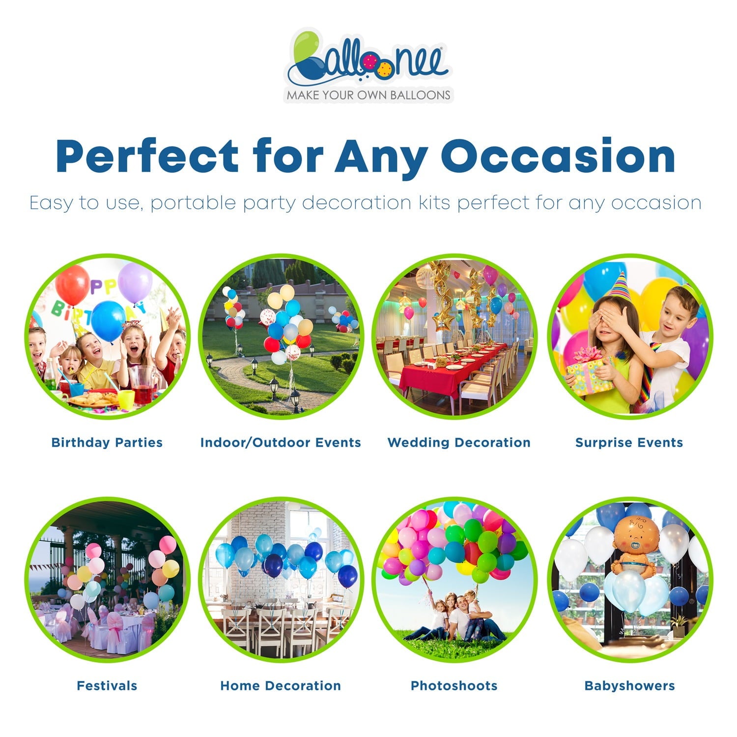 Balloonee Mega Disposable Helium Party Kit