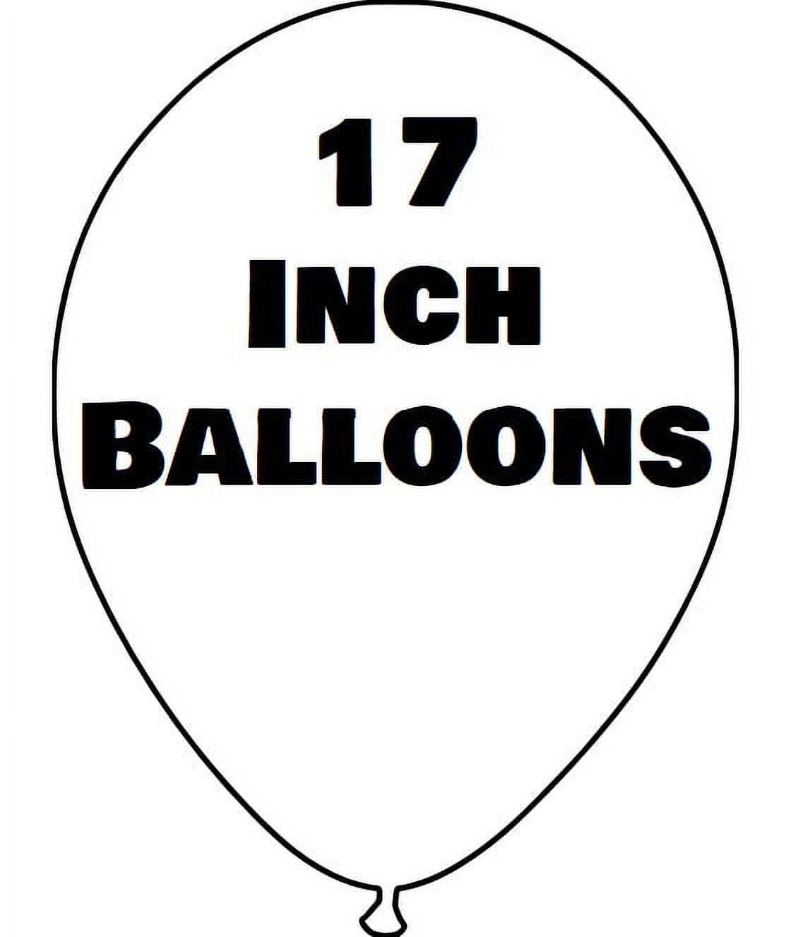 17 inch Tuftex Pastel Assortment Latex Balloons (50 Pack) - Party Supplies Decorations