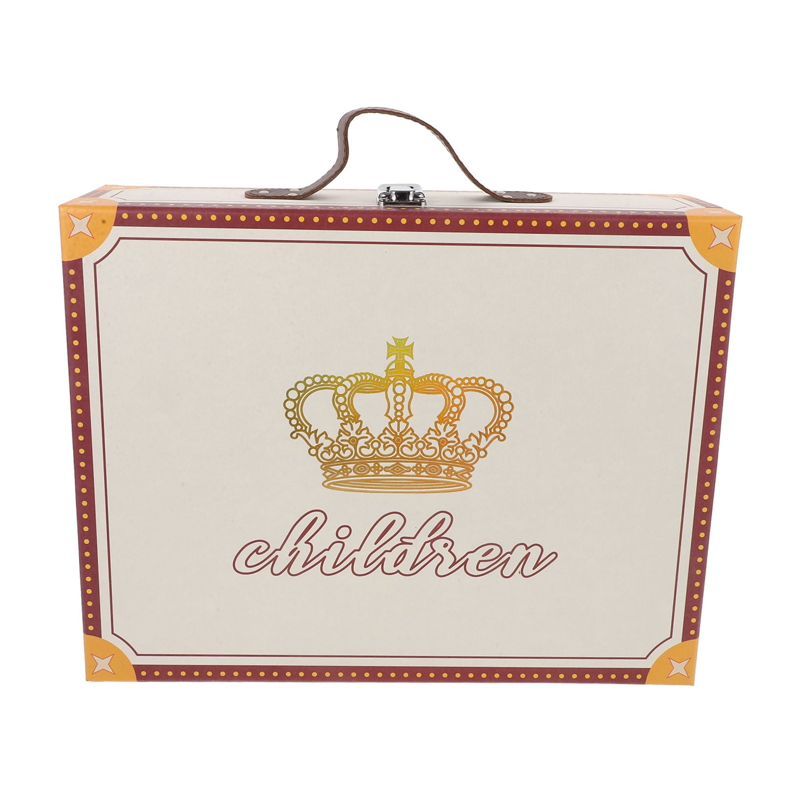 Masteelf Paper Suitcase Gift Packing Box Handheld Gift Suitcase Decorative Paper Gift Wrapping Box Party Favor