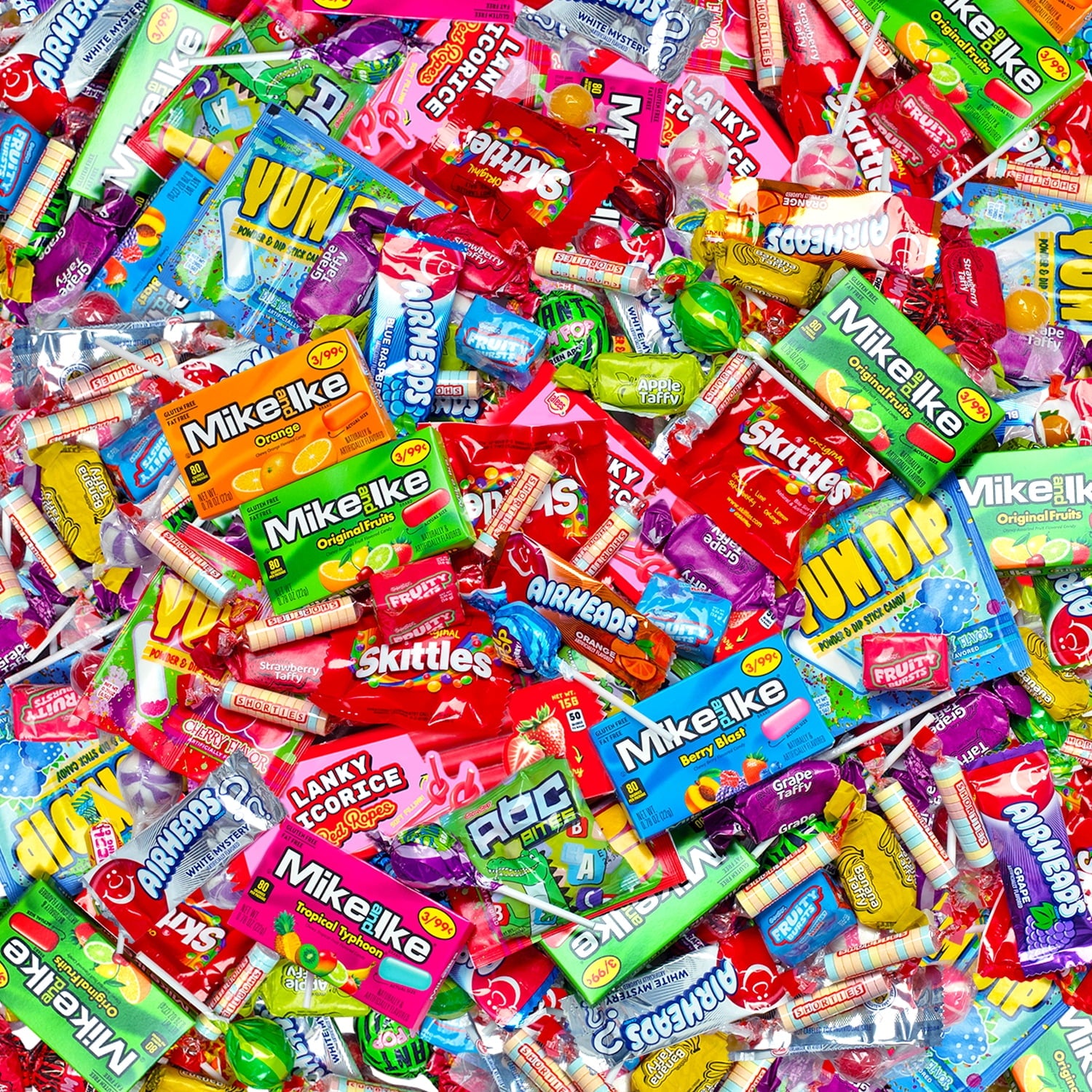 Candy Mix for Halloween - 4 Pounds - Assorted Candies Bulk - Pinata Stuffer - Individually Wrapped - Party Variety Bag