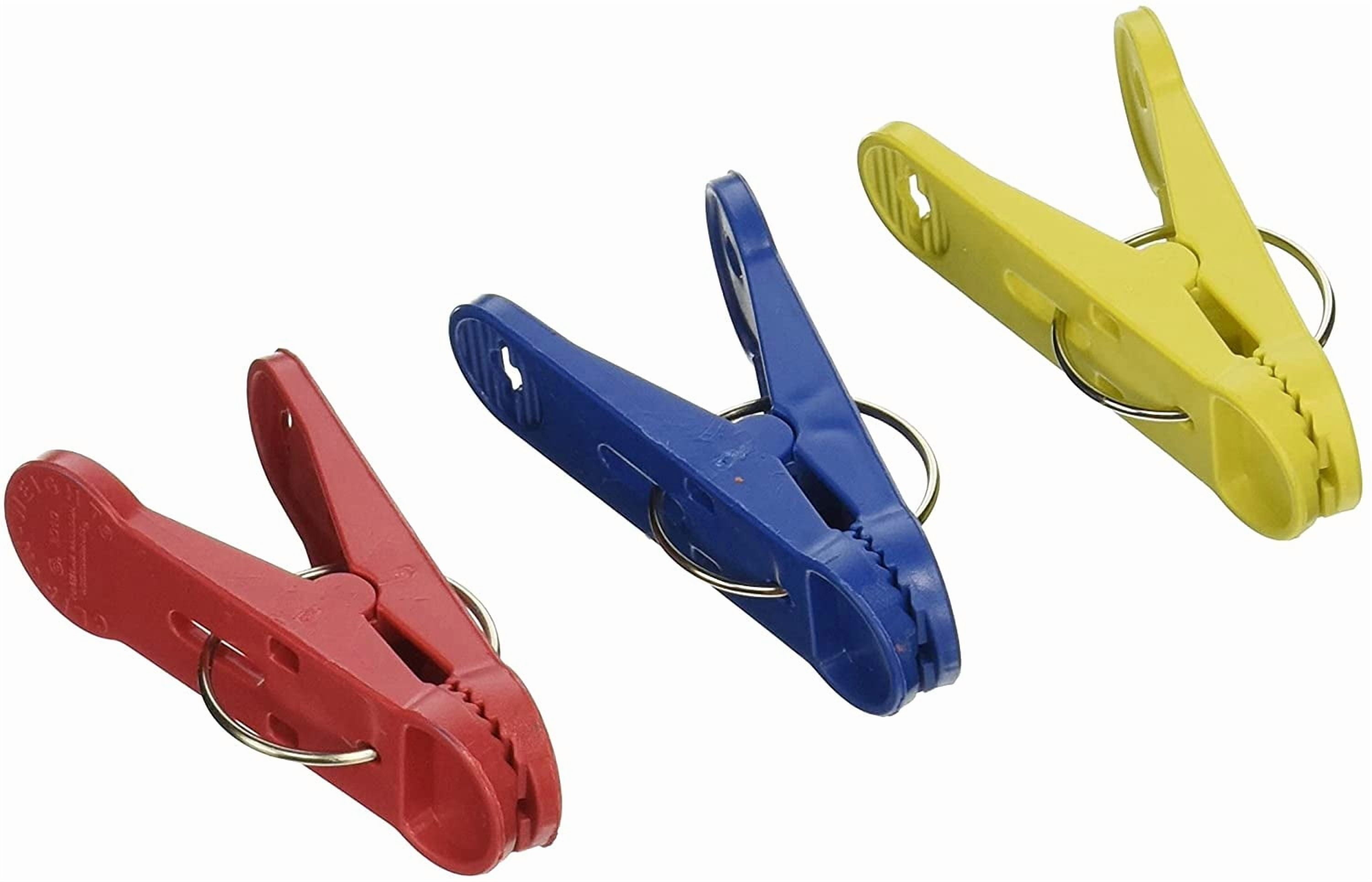 Balloon Accessories Clip-N-Weight, 16g, Primary Colors, 50 Count (Pack of 1)