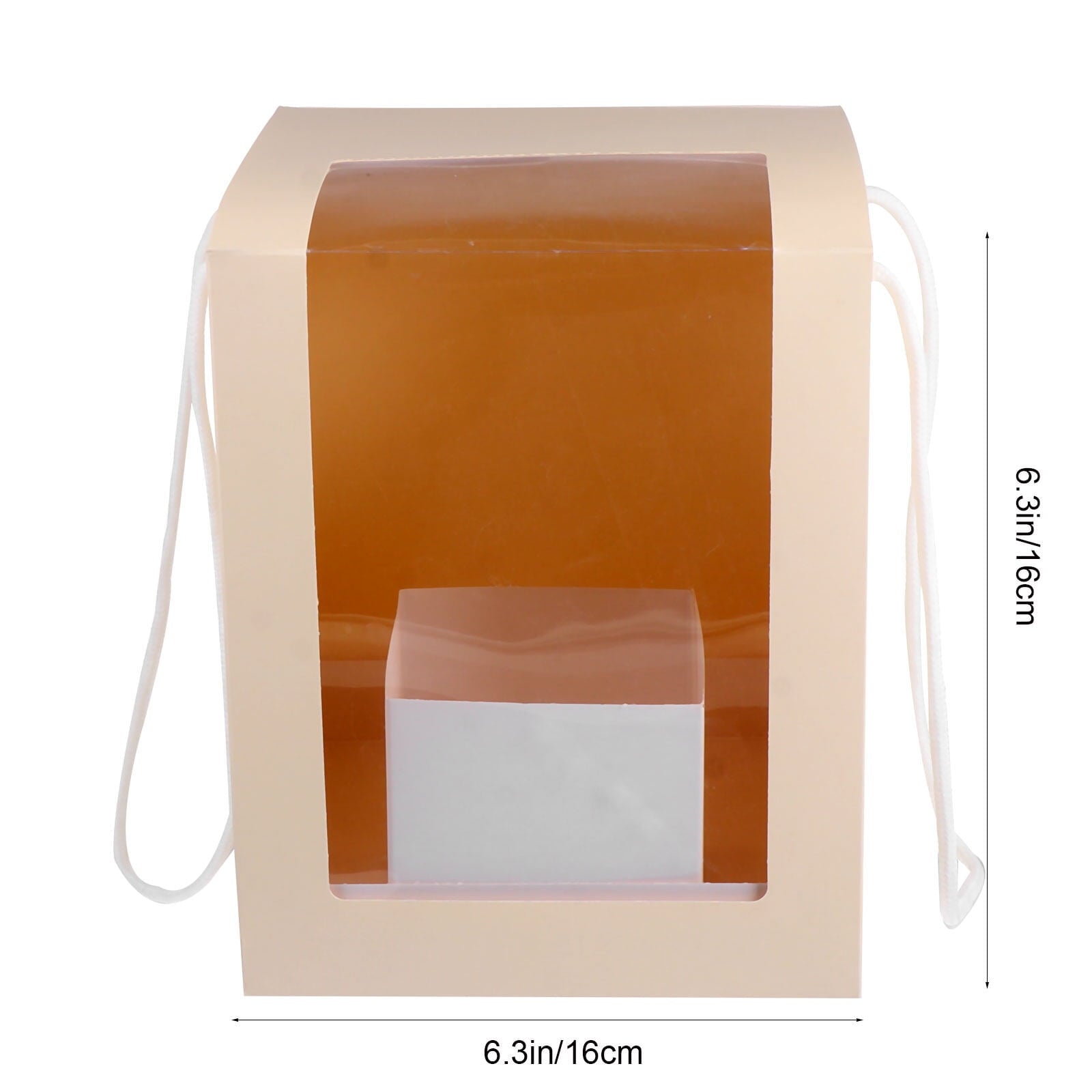 Wedding Decoration Flower Box 2 Pcs Bouquet Wrapper Floral Boxes Bride Bouquets for Plastic