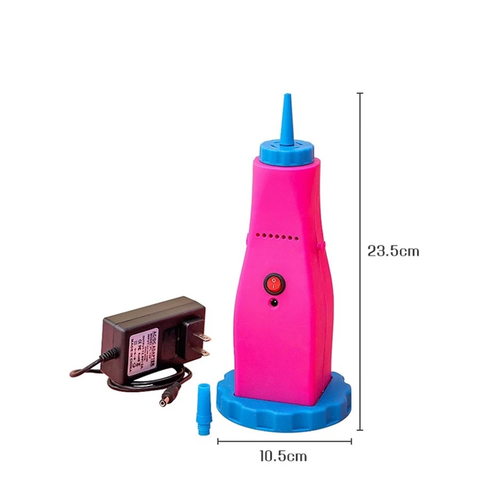 AC 100-240V Electric Long Bar Balloon Inflator Pump, Portable Balloon Inflating Machine