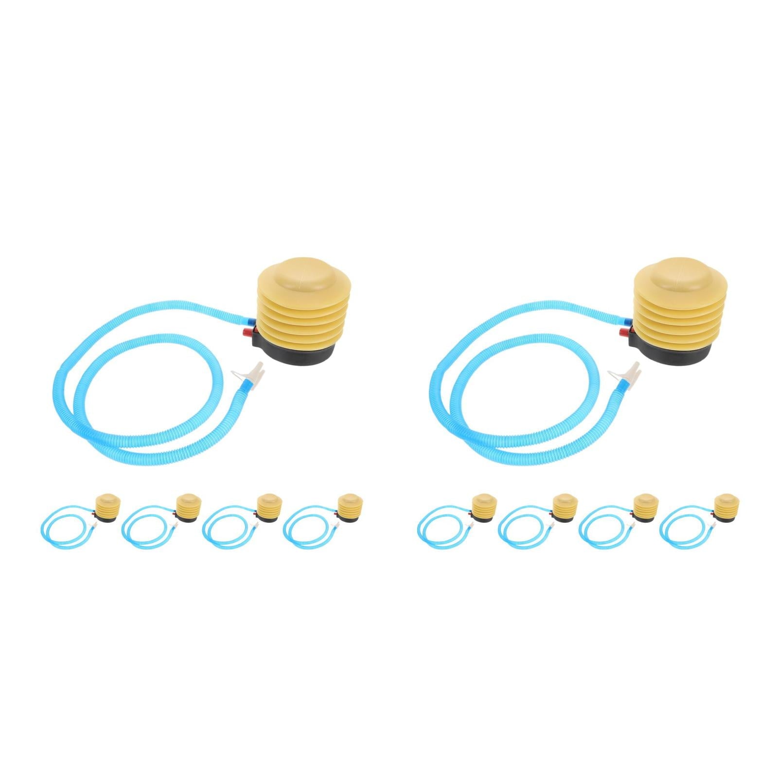 Raindrops 10 pcs Plastic Foot Pump Balloon Pump Hand Pump Air Pump Bottle Inflator For Sports Inflatable Yoga Exercise Balls