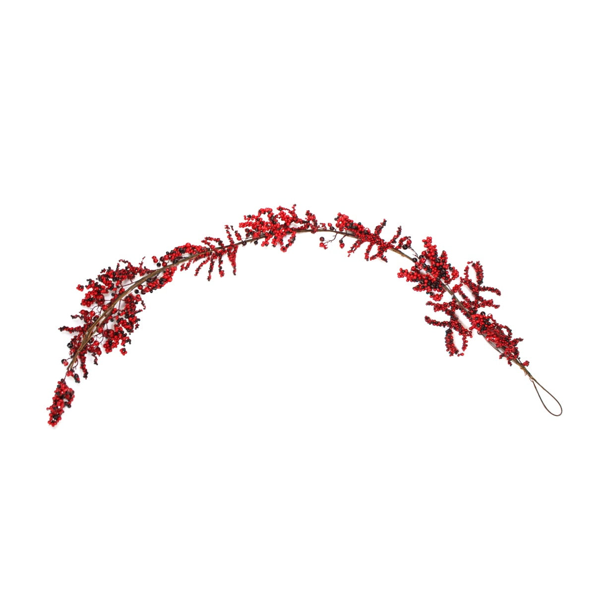Northlight 6' x 8" Burgundy Red Berry Artificial Christmas Garland- Unlit