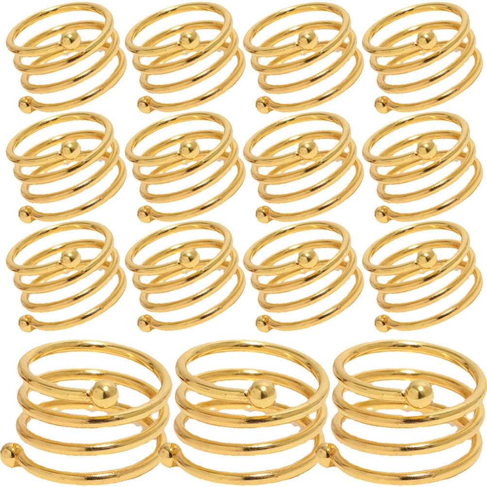 Masteelf  24 Pcs Fall Napkin Rings for Tableware Accessories Party Banquet