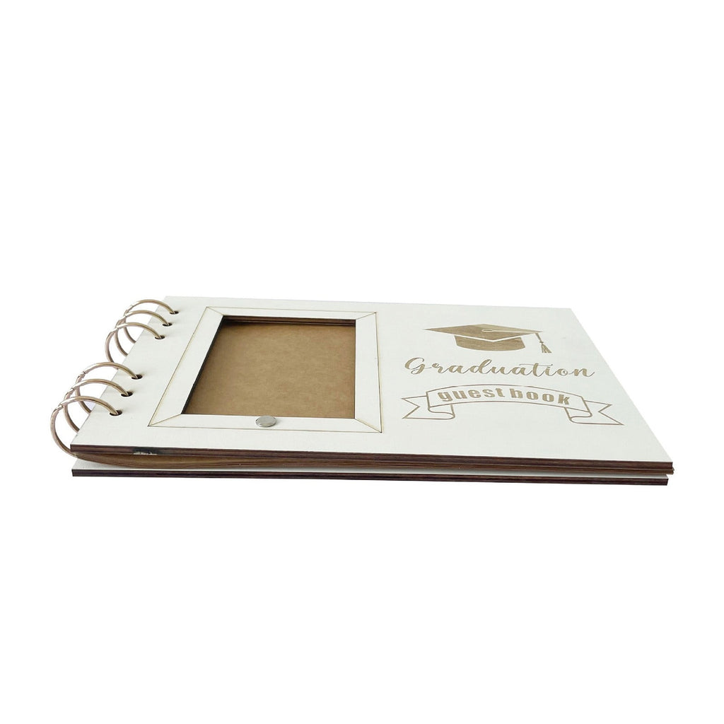 UYUH ‌Graduation Keepsake Guest Book Linen Memory Album, Academic Legacy Journal for Commencement Parties/Open House/Senior Signatures, Capsule & Photo Display System‌