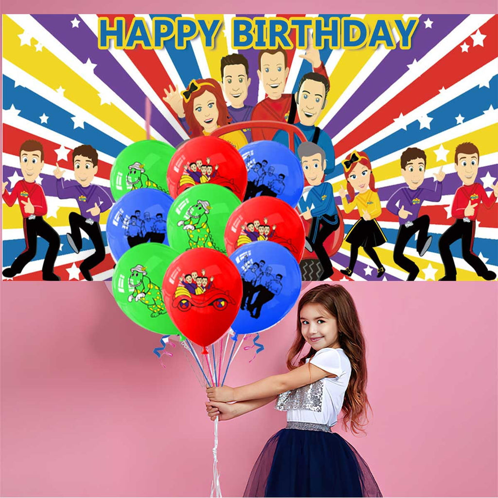 The Wiggles Party Supplies Plates Decorations Birthday Cake Topper Banner Decor Backdrop Balloons