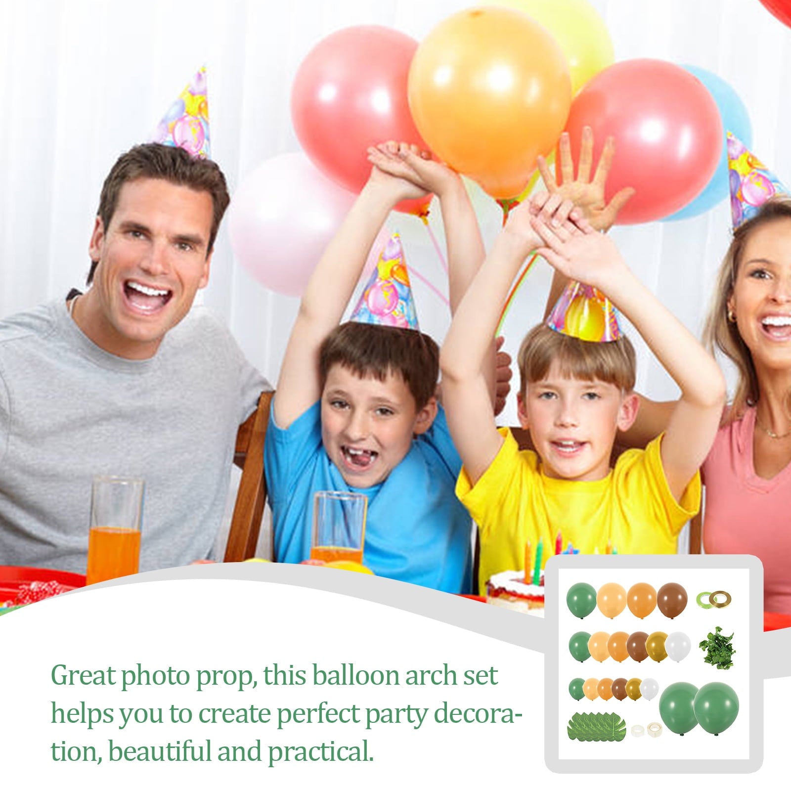 WORGEOUS 1 Set of Latex Balloons Arch Decor Party Balloons Party Layout Balloons Decorative Balloons Garland