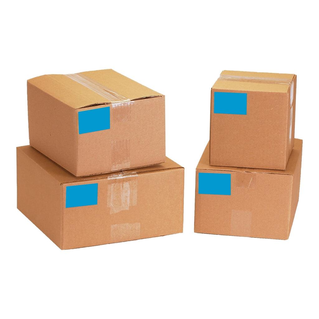 Tape Logic Inventory Rectangle Labels 3" x 5" Light Blue 500/Roll DL632C