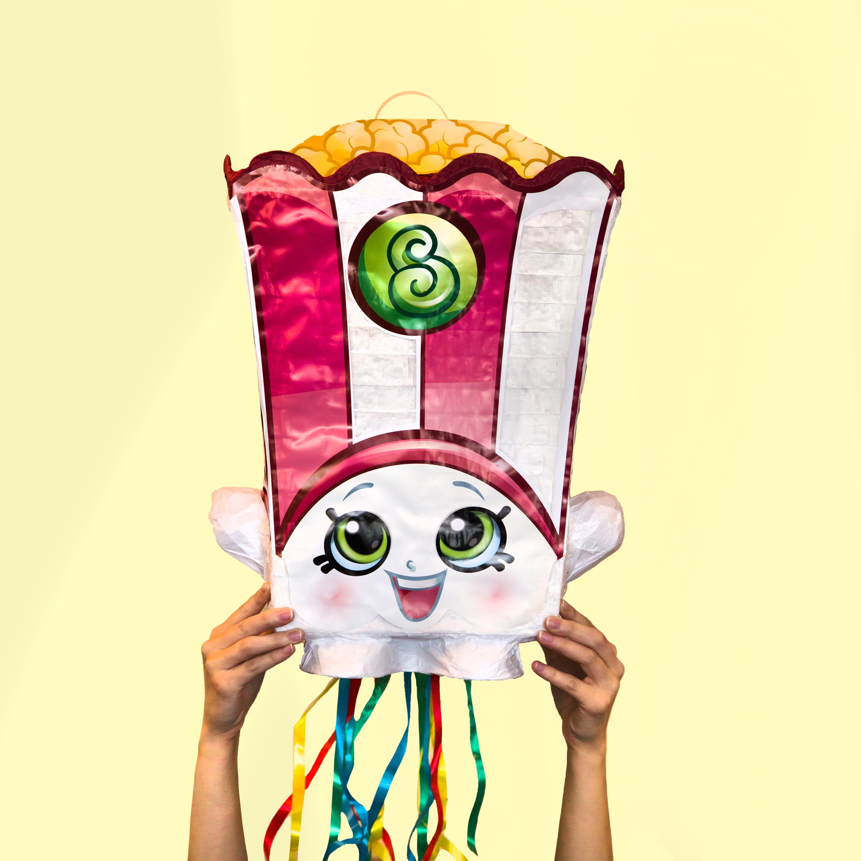 Poppy Corn Shopkins Pinata, Pull String