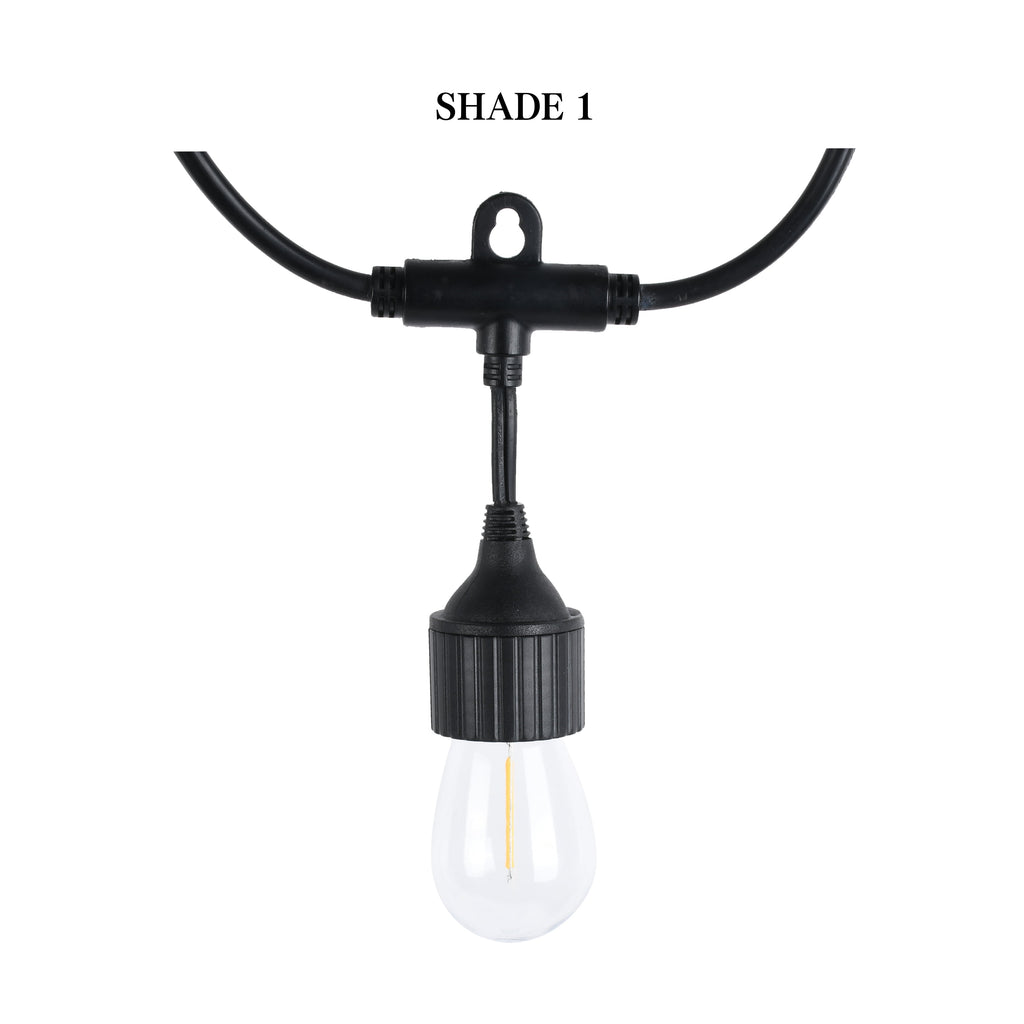 Auto Drive 120 Volts 10 Count Warm White LED Retro Metal Outdoor RV String Light