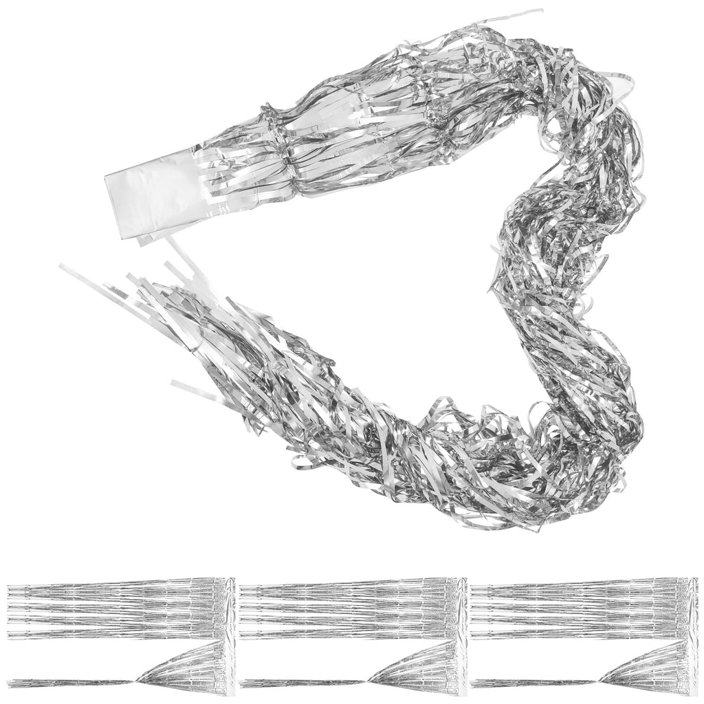 Masteelf 8 pcs  Foil Curtains Party Curtain Streamers Birthday Party Decoration Background Photo Props